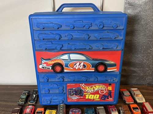Lot Of 63 Die Cast Hot Wheels & Matchbox Model Cars | 1974-Present W/ Carry Case - Picture 2 of 10