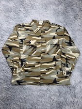 Veste polaire camouflage vintage 90s kaki homme XL Made in China
