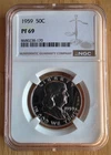 1959 Franklin Half Dollar 50c PF69 NGC Brown Label-🌟High Grade🌟