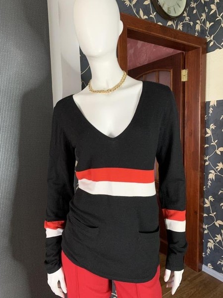 Women Karl Lagerfeld Sweater Black Viscose 38 / M