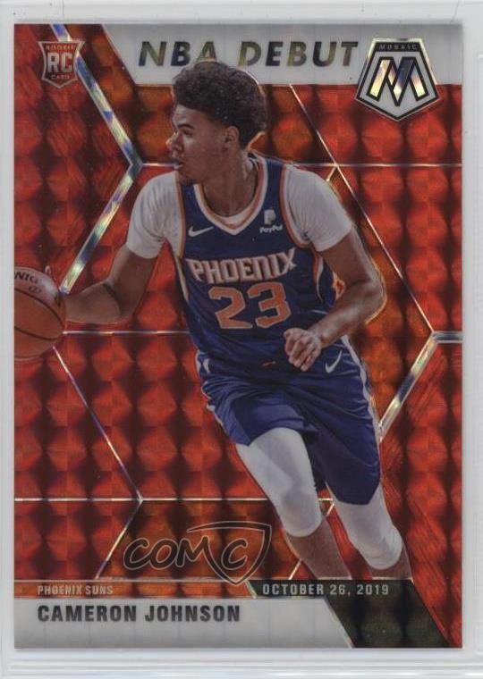 2019-20 Panini Mosaic NBA Debut Red Prizm Cameron Johnson #265 2k3