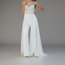 Willowby by Watters Samira Wedding Dress Strapless  Jumpsuit, Never Worn/Altered