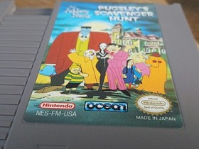 Addams Family Pugsley&rsquo;s Scavenger Hunt (Nintendo NES) Authentic - Game Only