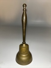 Vintage Indian Brass Temple Bell 6.25in Decoration