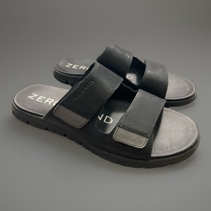 Cole haan mens sandals size 12 black leather Nike lab comfort slides COLE HAAN WOMENS SLIDES SANDALS CANVAS LEATHER SLIPPERS | eBay main image 3