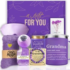 Gifts for Grandma Care Package Christmas, Grandma Gifts from Grandkids Lavend...