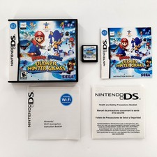 Mario & Sonic at the Olympic Winter Games (Nintendo DS, 2009) Authentic Complete