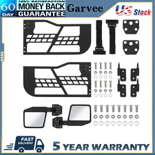 2x For 1997-2006 Jeep Wrangler Tj Half Doors Pair Steel Off-road Adventure Black