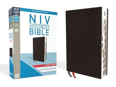 Niv Thinline Bibles Indexed Red Letter Edition [Large P -  NEW Zondervan 2017