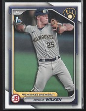 Brock Wilken 2024 Bowman Prospects #BP-86 Milwaukee Brewers
