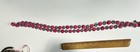 VTG. Double Necklace  pink molded plastic ornate blue. Gold Spacers. Hong Kong — photo 8