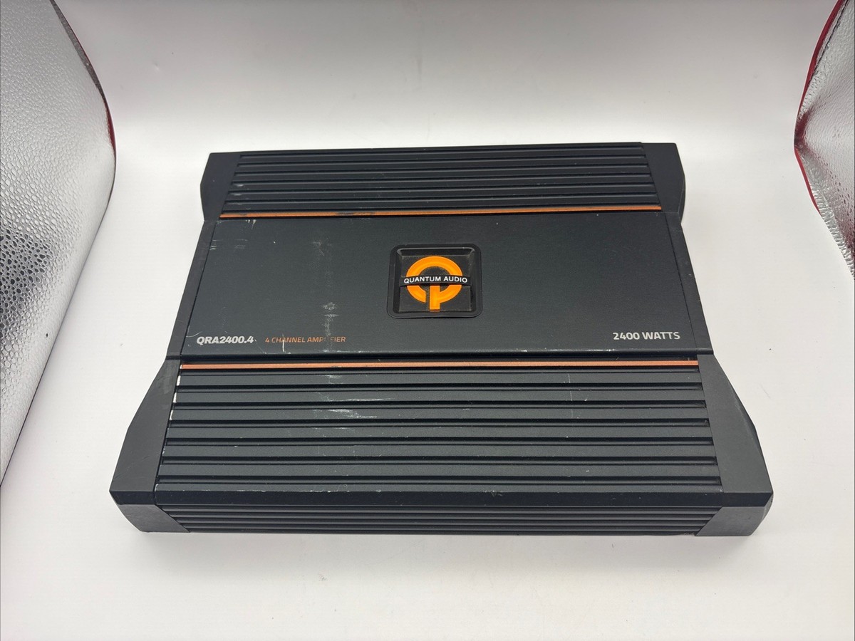 コロンビア　4チャンネルステレオアンプ　QX4000V　　ジャンク Quantum Audio 4 Channel Stereo Amplifier QRA2400.4 - 2400W | eBay
