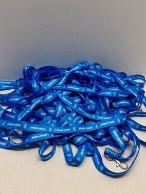 25-Bud Light Lanyard w/Badge ID Clip Party Event Cruise Tailgating Man Cave