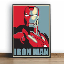 Iron Man Movie High-Quality Unframed Poster Wall Art Home Decor
