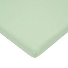 TL Care 100 Natural Cotton Jersey Knit 18 x 36 Cradle/Bassinet Sheet - Fitted,