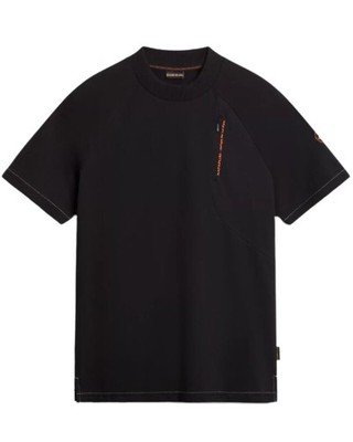 T-Shirt Napapijri S-Weddell T-Shirt Man Cotton Black