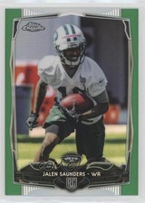 2014 Topps Chrome Green Refractor Jalen Saunders #145 wd9