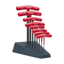 Bondhus Corp 13389 Bondhus Corp. 8PC MET T-Handle Hex Wrench Display