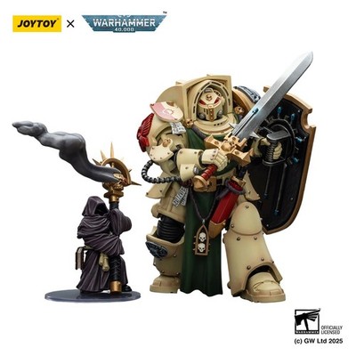 JOYTOY Warhammer 40K 1/18 Action Figure Dark Angels Deathwing Knight 2 Model