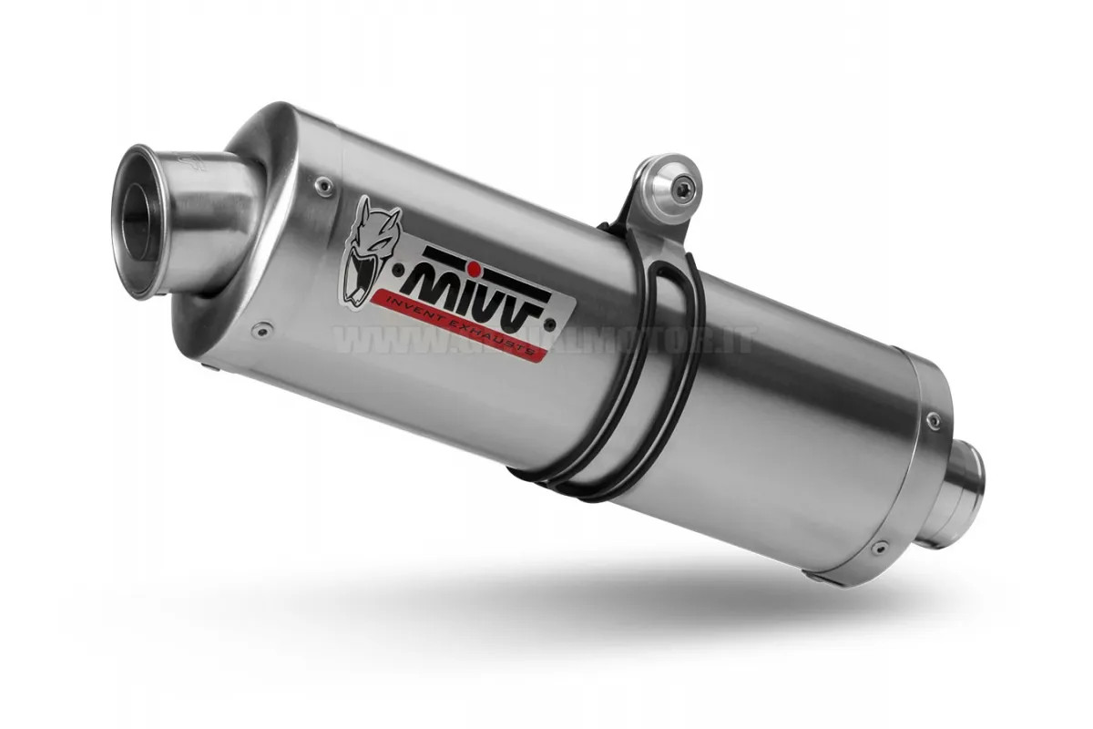 Mivv Exhaust Muffler Oval Stainless Steel for Yamaha Fzs 1000 Fazer 2001 > 2005