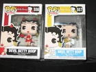 Betty Boop Angel & Devil Funko Pops #556 #557 Animation excellent SEE PICTURES!!