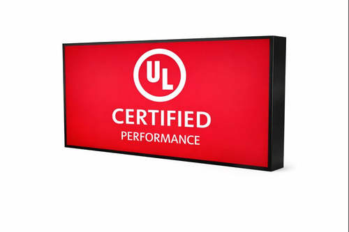 Aluminum LED Light Box Sign Cabinet UL Certified Single or Double Sided ...