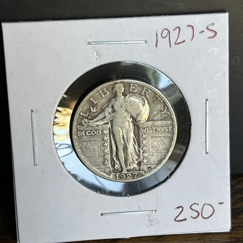 1927 S Silver Standing Liberty Quarter Coin Collection Key Date