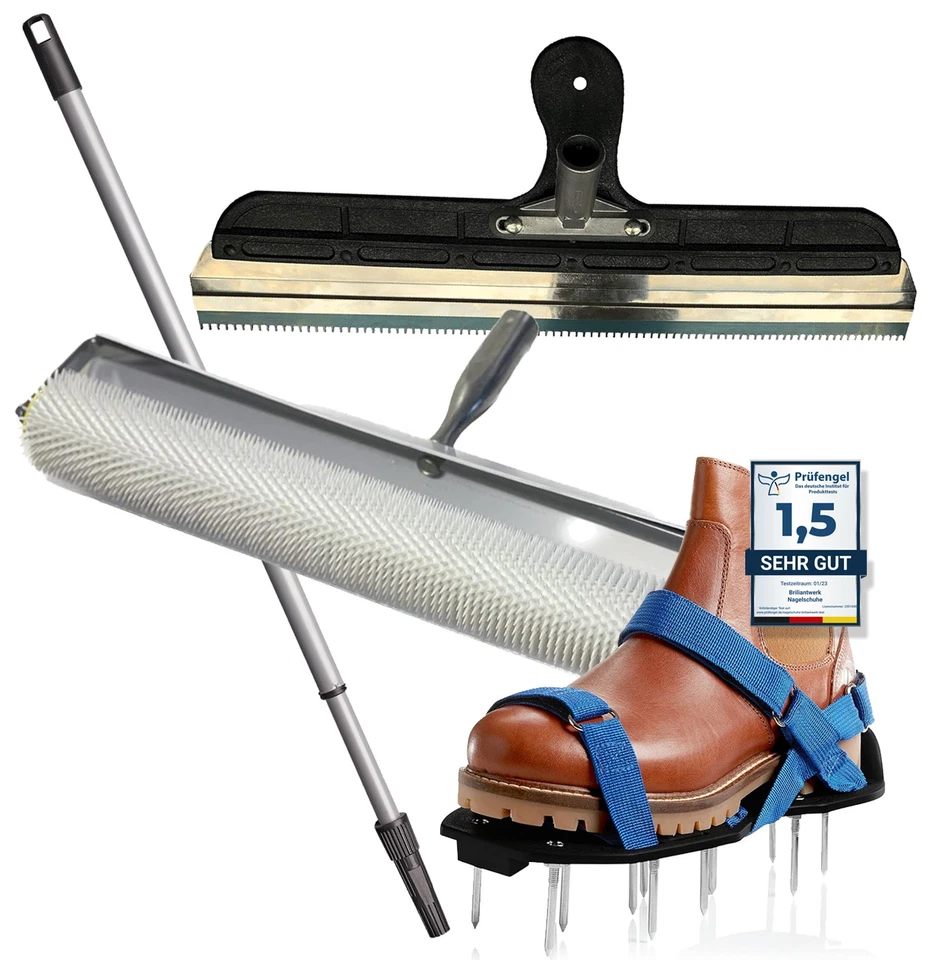 Profi Bodenbeschichtung Entlüftungsset Entlüftungswalze Nagelschuhe Stehrakel - Bild 2 von 4