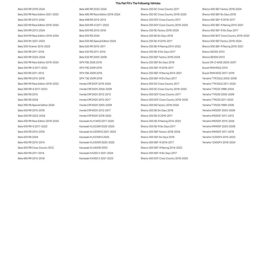 Tusk Motorcycle Enduro Lighting Kit For Sherco SE300i 2013 - Изображение 3 из 4