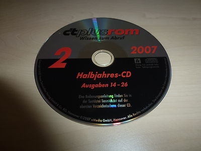 c't plus rom. 2. Halbjahres-CD 2007
