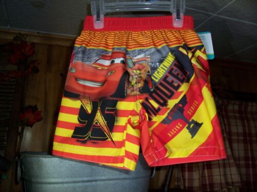 DISNEY CARS TODDLER SWIMMING TRUNKS SIZE 12 MONTHS KIDS BEACH APPAREL SUMMER NEW