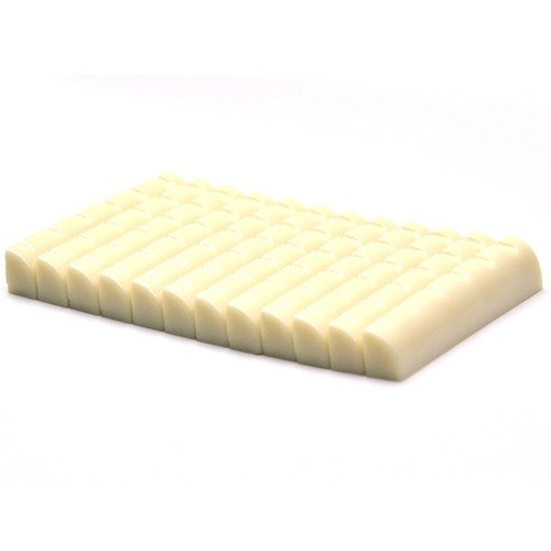 50pcs Universal Acoustic Guitar Nut Plastic Ivory White 43mm Neck Slot - Picture 1 of 3