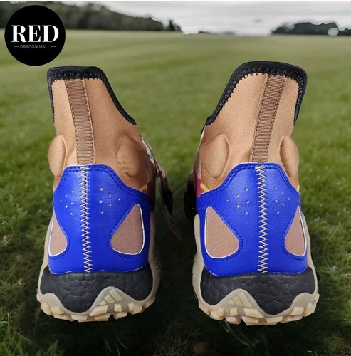 Scarpe da golf Adidas Adicross Hi Clay Strata/blu senza punte H03662 - Uomo taglia 12 - Foto 14 di 22