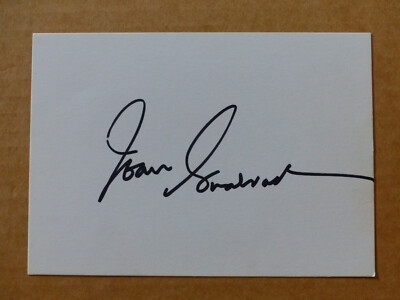 JOAN ARMATRADING signed Autogramm signiert auf 10x15 cm Karteikarte