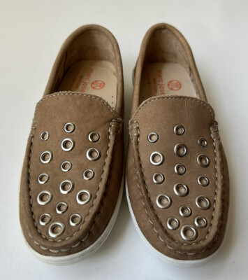 Marc Joseph New York Unisex Kids Brown Leather Loafers Mott  display picture 1