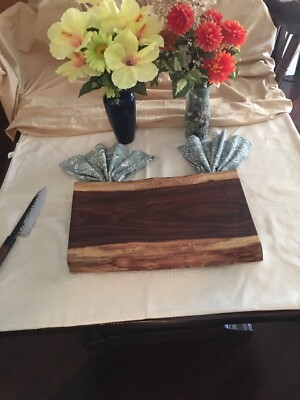 live edge wood cutting board