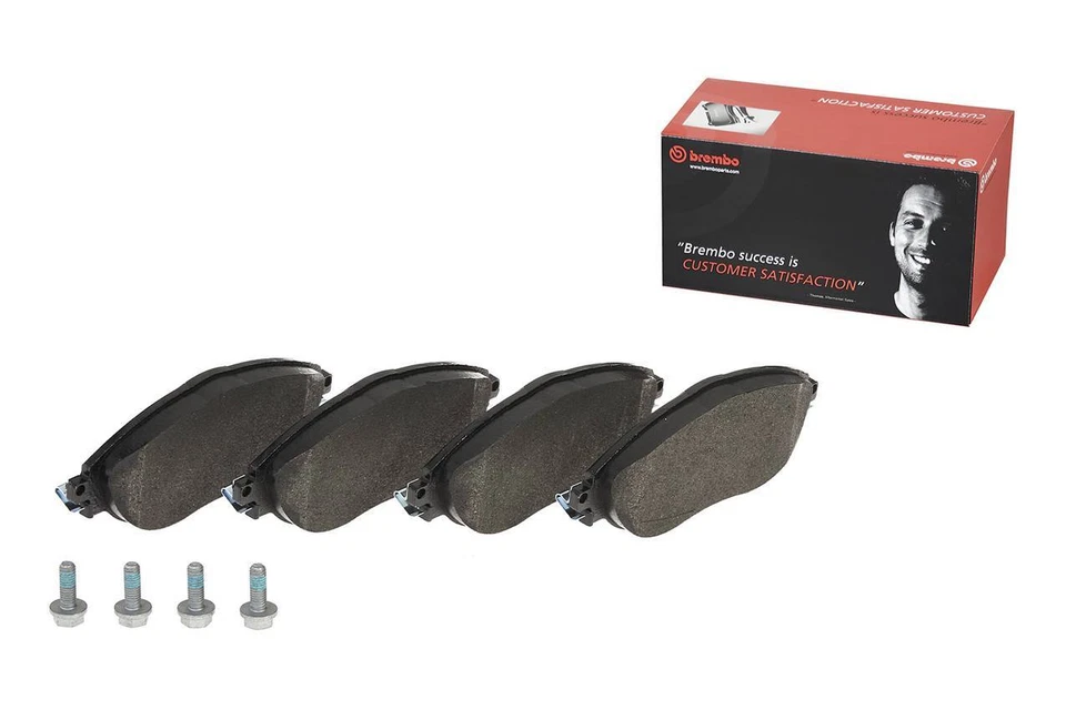 Juego de pastillas de freno de disco delanteras Brembo P85166 Low-Met para Volkswagen Tiguan 2018-2021 Foto 3 de 4