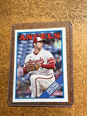 2023 Topps Baseball 1988 35th Anniversary # T88-66 Shohei Ohtani