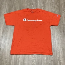 Champion Shirt L Athletic Work-out Gym Training Active-wear Essential Sports Tee
