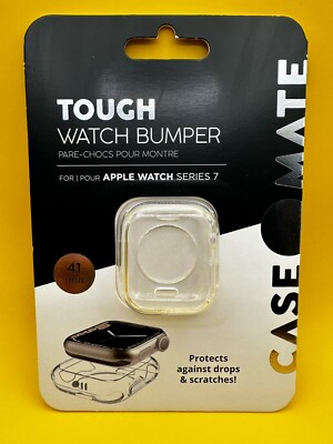 2 PACK  NEW sealed Case-Mate Tough Watch Bumper for Apple Watch Series 7 41 mm