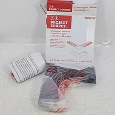 Project Source 90-Degree Track Lighting Connector MATTE BLACK Cover #065015