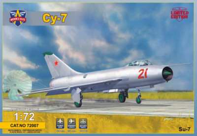 Su-7 ''FITTER'' Soviet Jet Fighter (Plastic model kit) 1/72 Modelsvit 72007