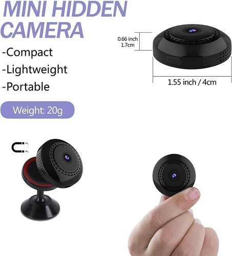 Mini Camera WiFi Wireless Cameras for Home Security Surveillance with - Picture 6 of 7
