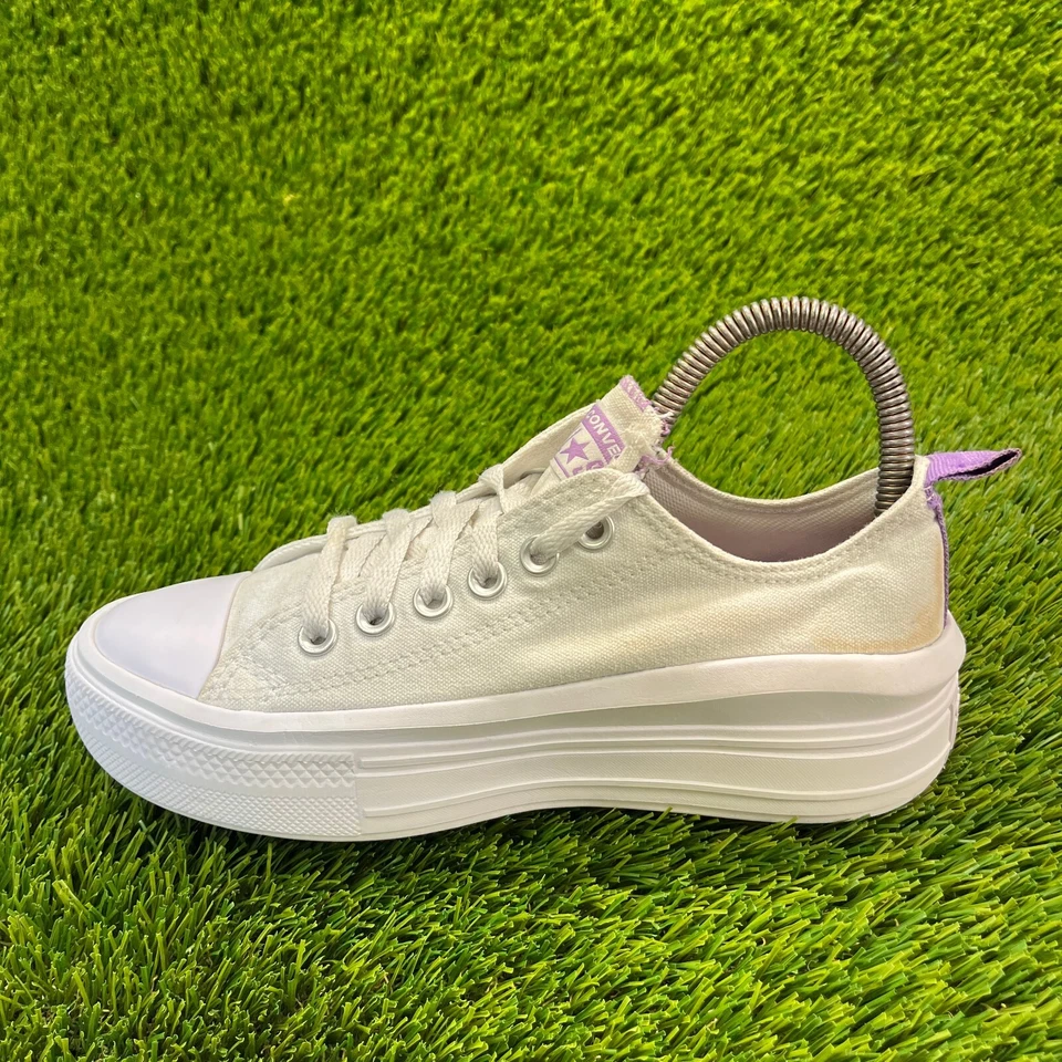 Zapatillas deportivas Converse Chuck Taylor All Star Boy talla 4,5 blancas para caminar Foto 2 de 4