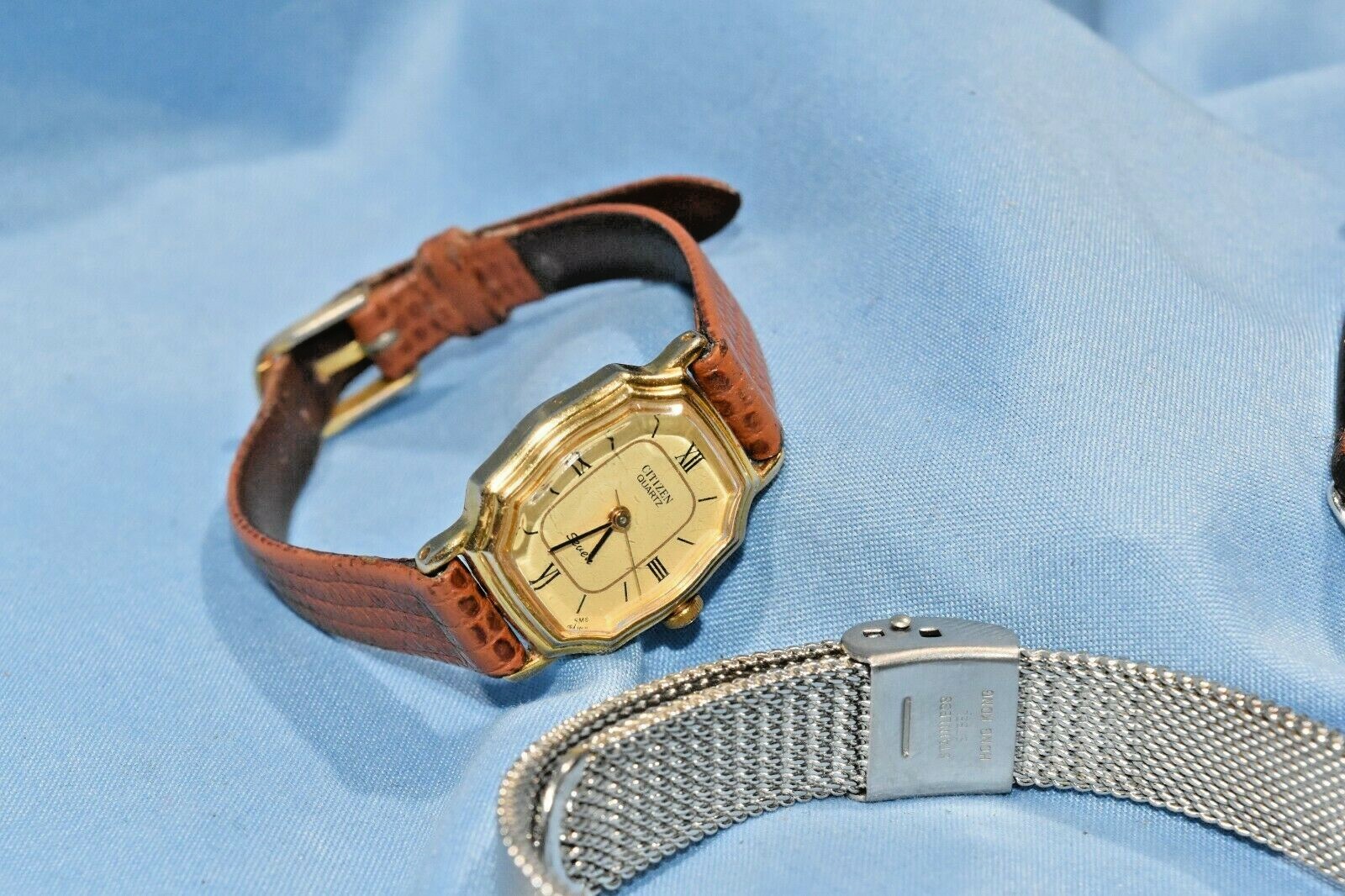 3 x Great Vintage Quartz Ladies Watches Alba Citizen Lauristo New