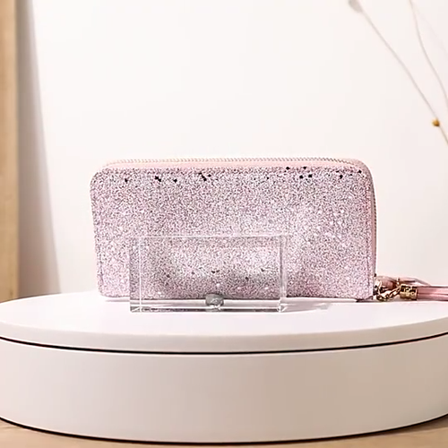 Ladies PU Leather Wallet Long Zip Purse Card Phone Holder Case Clutch Handbag - Video 1 of 1