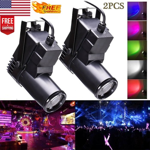 2PCS 50W RGBW LED Stage Lighting Beam DMX Show Party Disco DJ Pinspot
