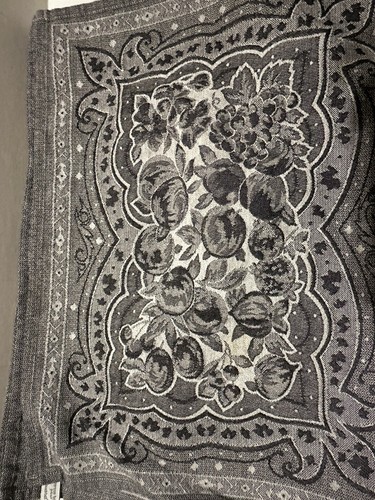Primrose Border Le Jacquard Francais Placemats set of 12 Ebony fruit grapes - Picture 8 of 10