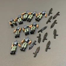 Lot 10 Body &10 Gun Accessory For Mega Bloks Construx HALO Cal of duty FIGURE #H