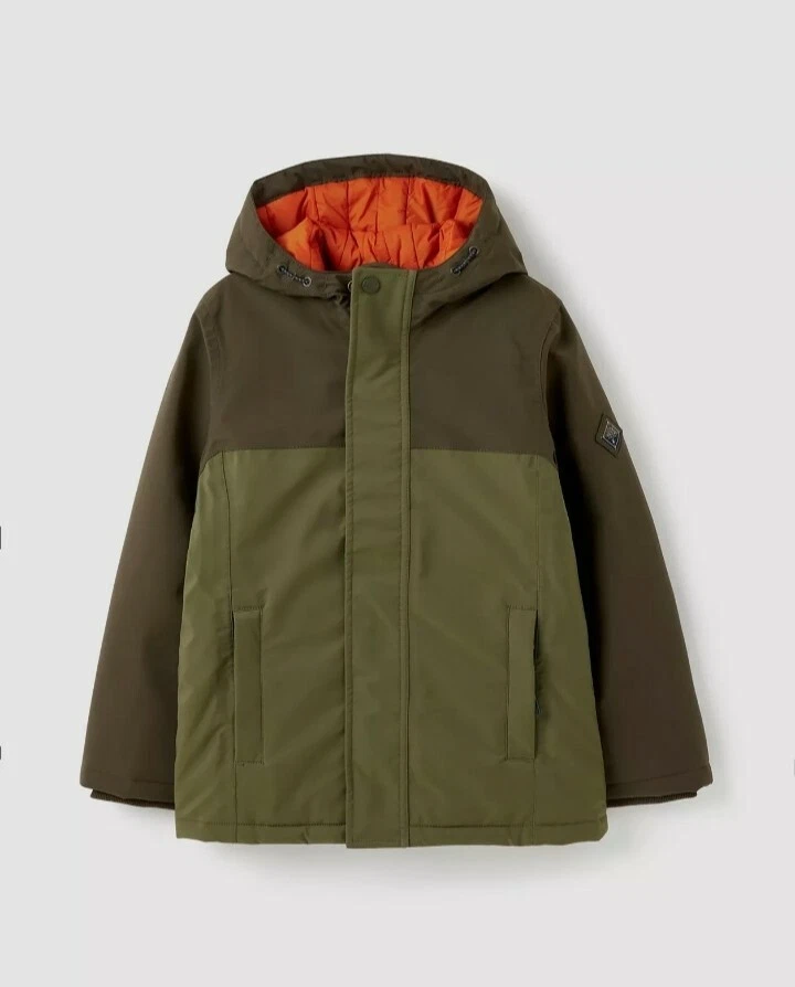 Joules Age 11 years Boys Penbridge Padded Waterproof Jacket. Green